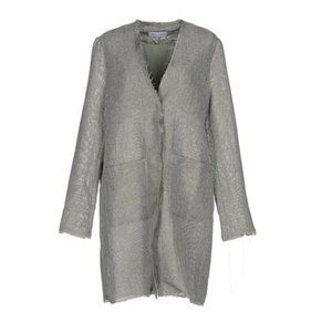 NWT Weili Zheng Peacot in Canapa Profili Coat, M